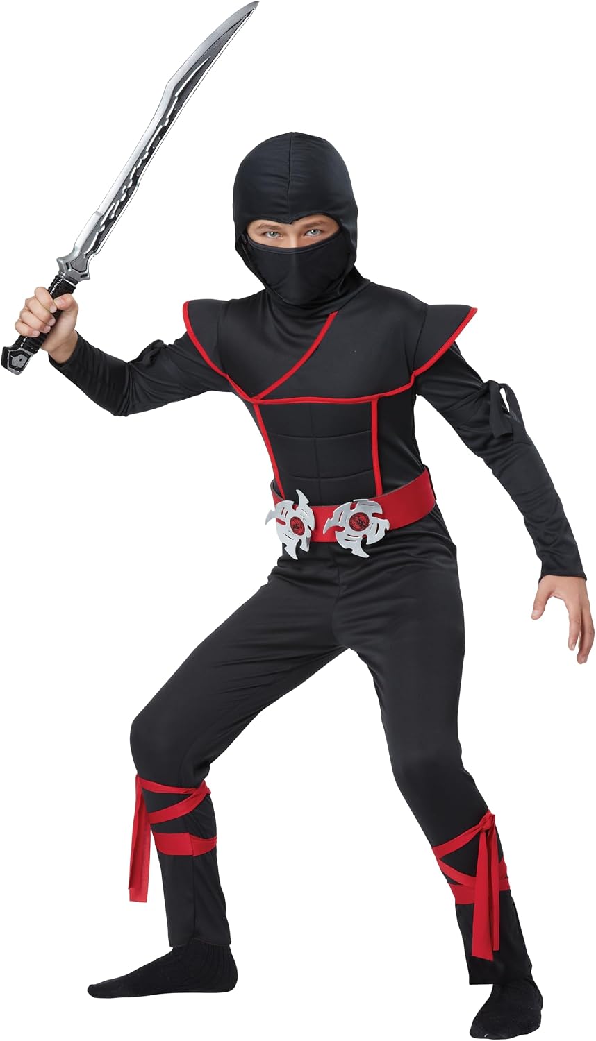 Thumbnail 1 de California Costumes Kids Ninja Costume MP (8-10)