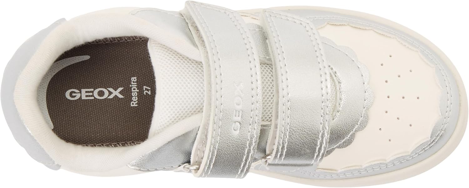 Detalle de Geox Mädchen B Eclyper Girl ASneaker – Atmungsaktiver Alltags-Sneaker