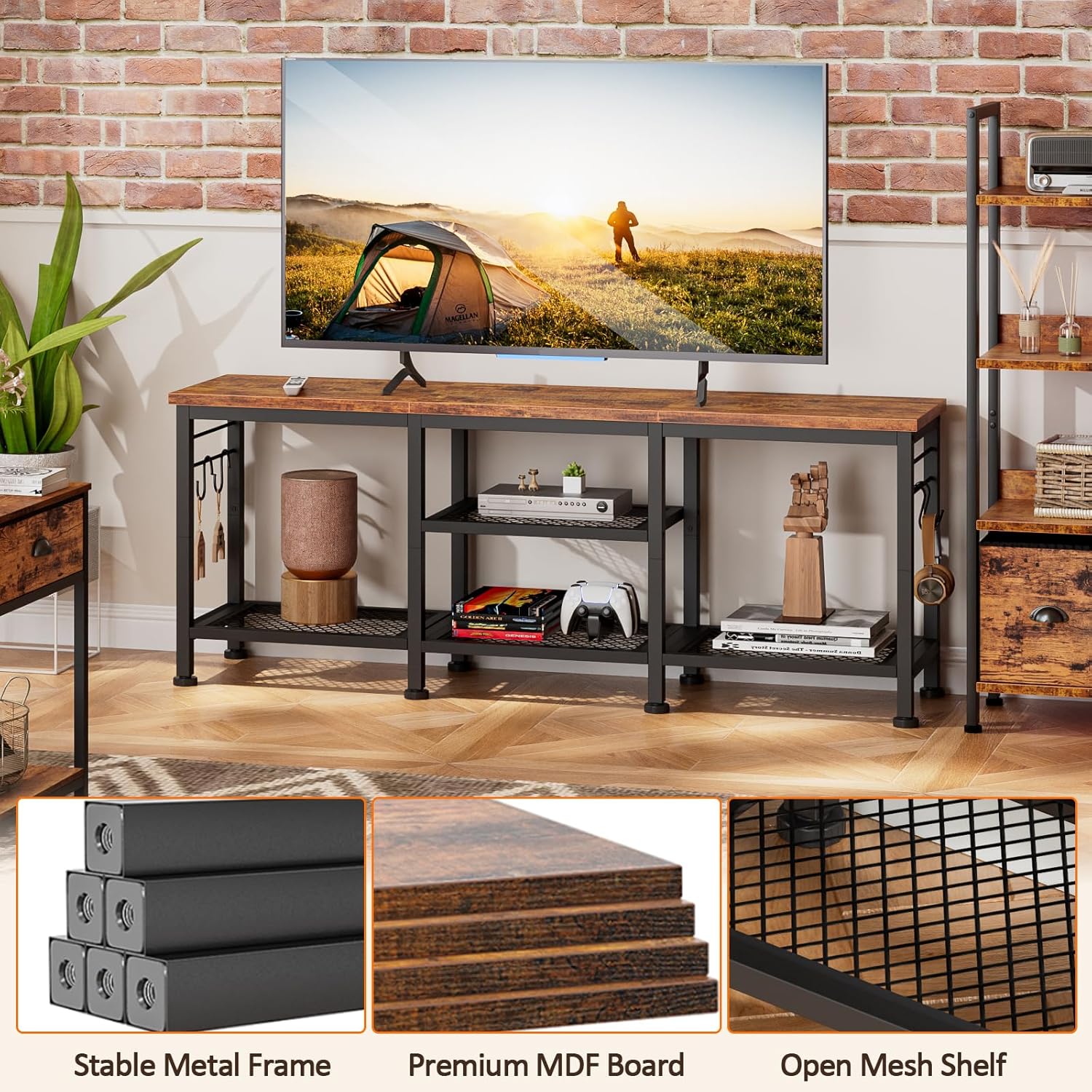 Thumbnail 3 de Furologee TV Stand 55 Inch