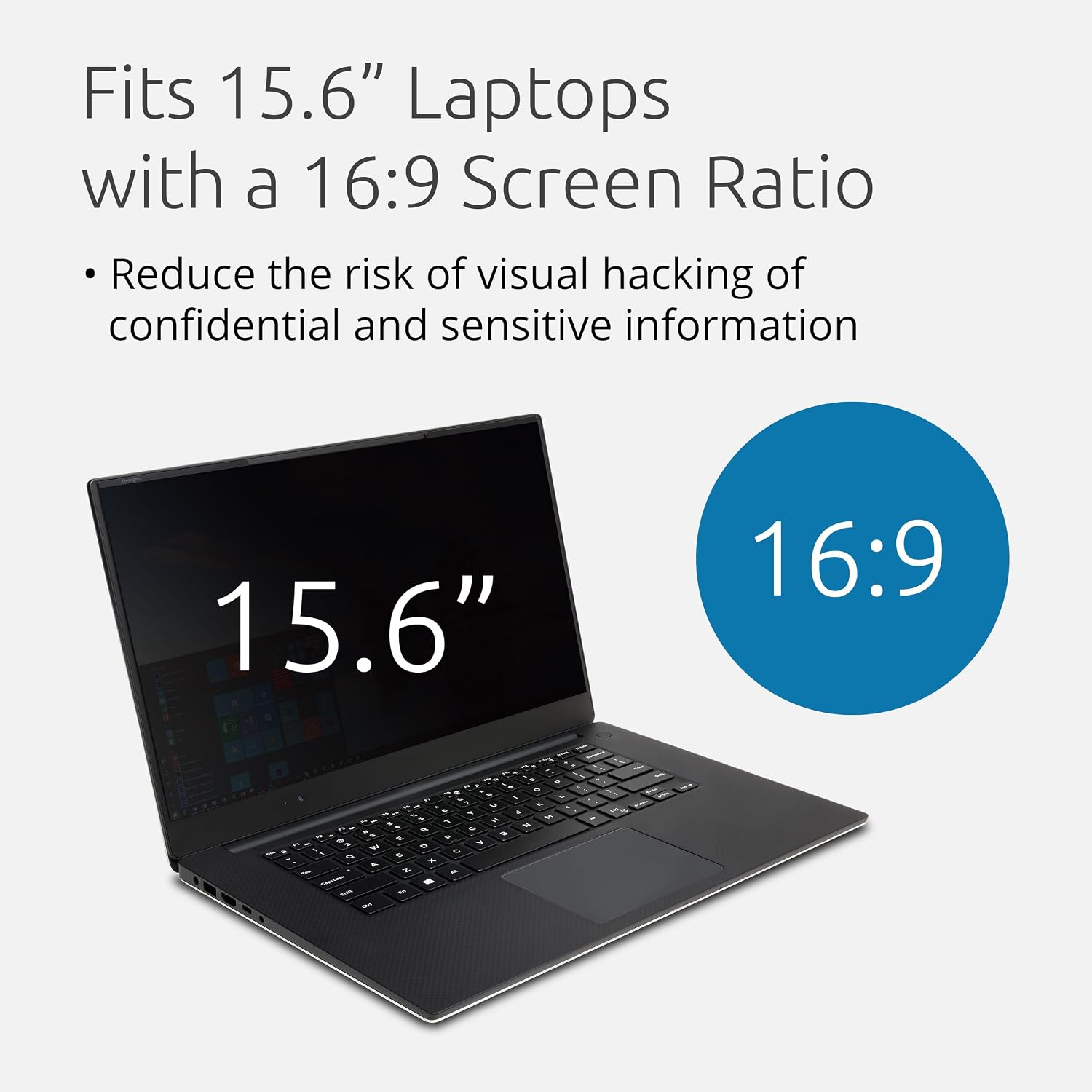 Detalle 2 de Kensington 628334 : filtre de confidentialité pour écran PC 15,6" (16:9)