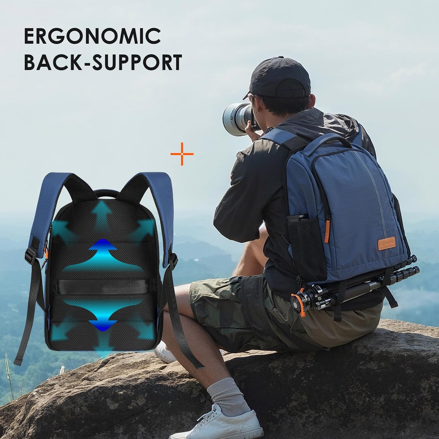 Thumbnail 6 de TARION Zaino Fotografico TB-04: Zaino professionale per reflex con scomparti modulabili e copertura antipioggia