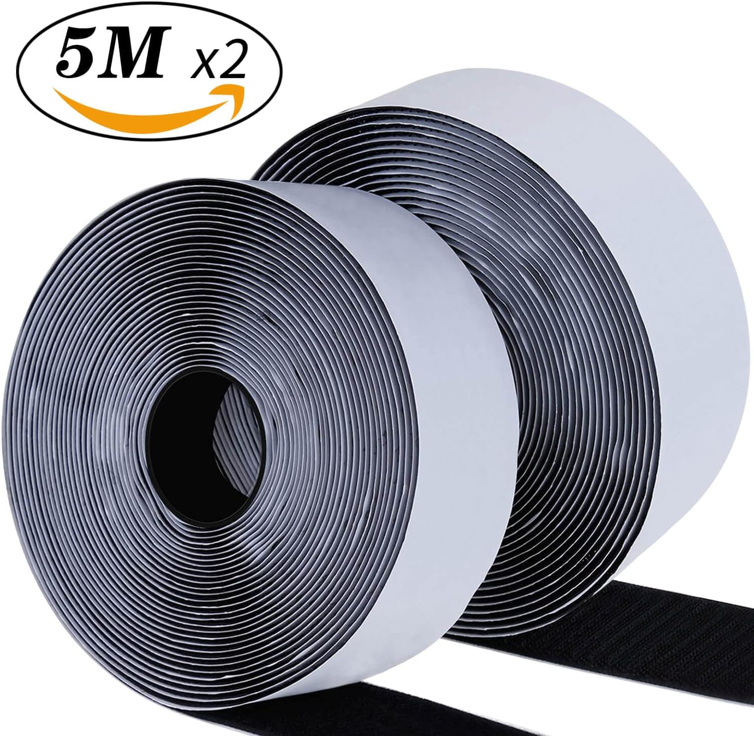 Thumbnail 1 de Blooven Klettband Selbstklebend 5 m – Extrastark, 50 mm breit, doppelseitig mit Klettverschluss, Schwarz