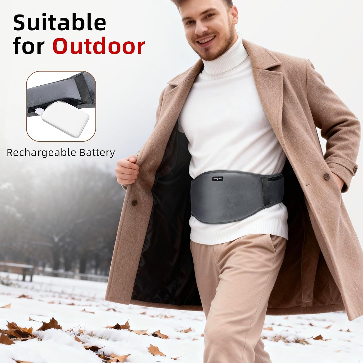 Thumbnail 4 de Comfytemp Cordless Heat Pad for Back Comfort – Portable Heated Waist Belt