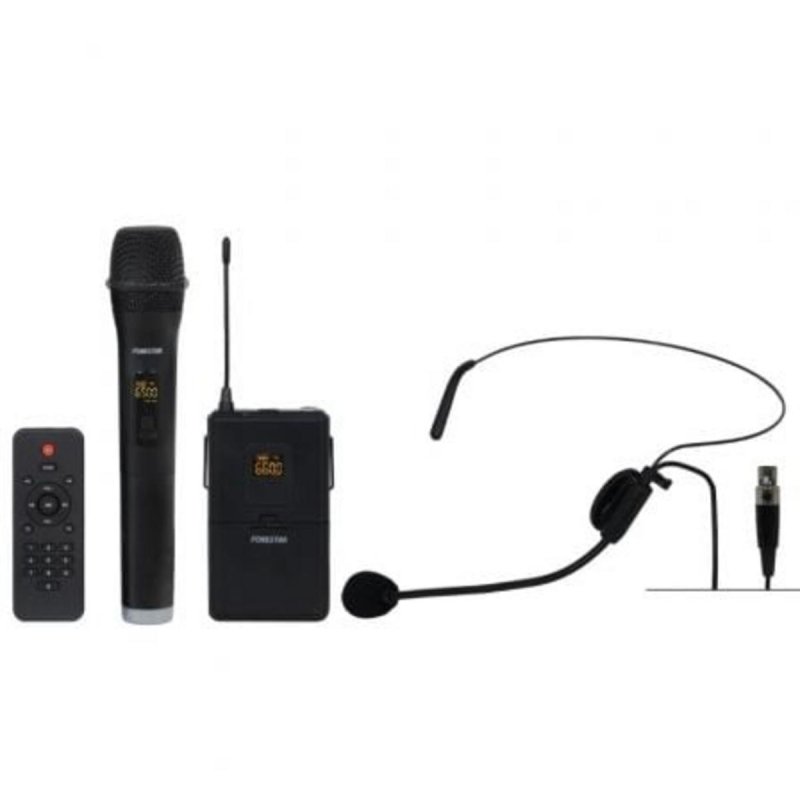 Detalle de Fonestar MALIBU-312: Altavoz portátil 12" 250W con Bluetooth, karaoke y trolley