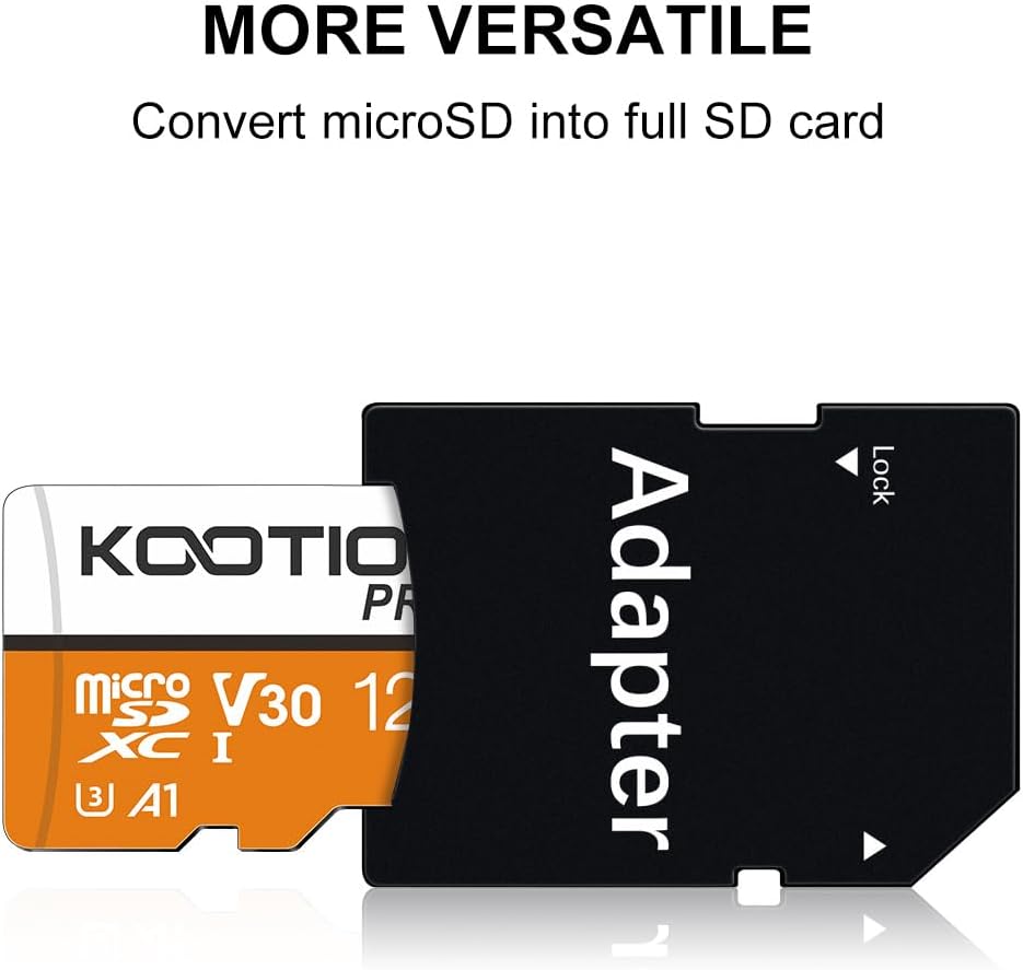 Thumbnail 6 de KOOTION Scheda di Memoria 128GB Micro SDXC U3 A1 V30: velocità reali, affidabilità e versatilità per ogni dispositivo