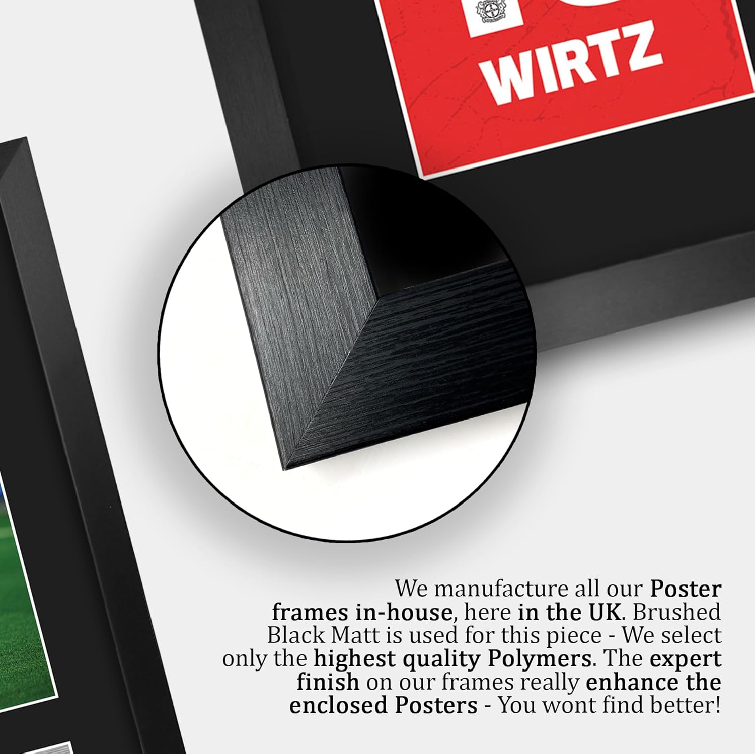 Thumbnail 5 de HWC Trading Florian Wirtz Bayer Leverkusen A3 Signed Autograph Framed Print (Portrait)