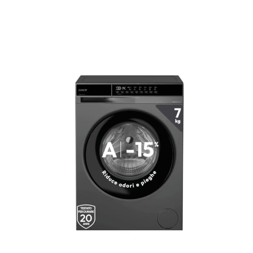 Detalle de Candy Easy Pro Lavatrice Slim 7 Kg, Classe A-15%, Antracite