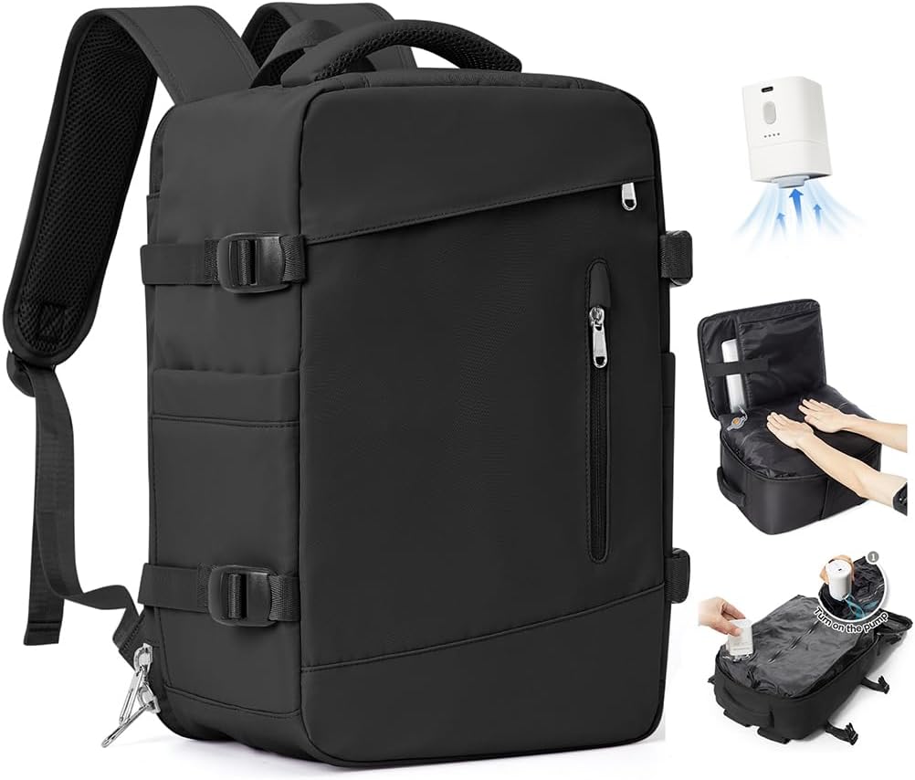 Detalle de SZLX Vacuum Backpack 40x30x20 Ryanair Cabin