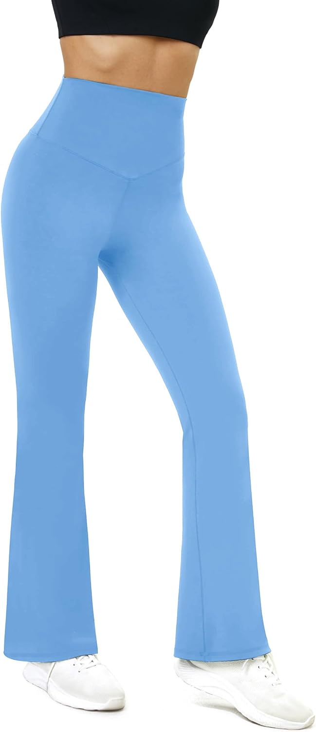Thumbnail 3 de Glacspyg Yogahose Damen: Flared Sporthose mit hoher Taille & Bauchkontrolle für Fitness, Jogging & Training
