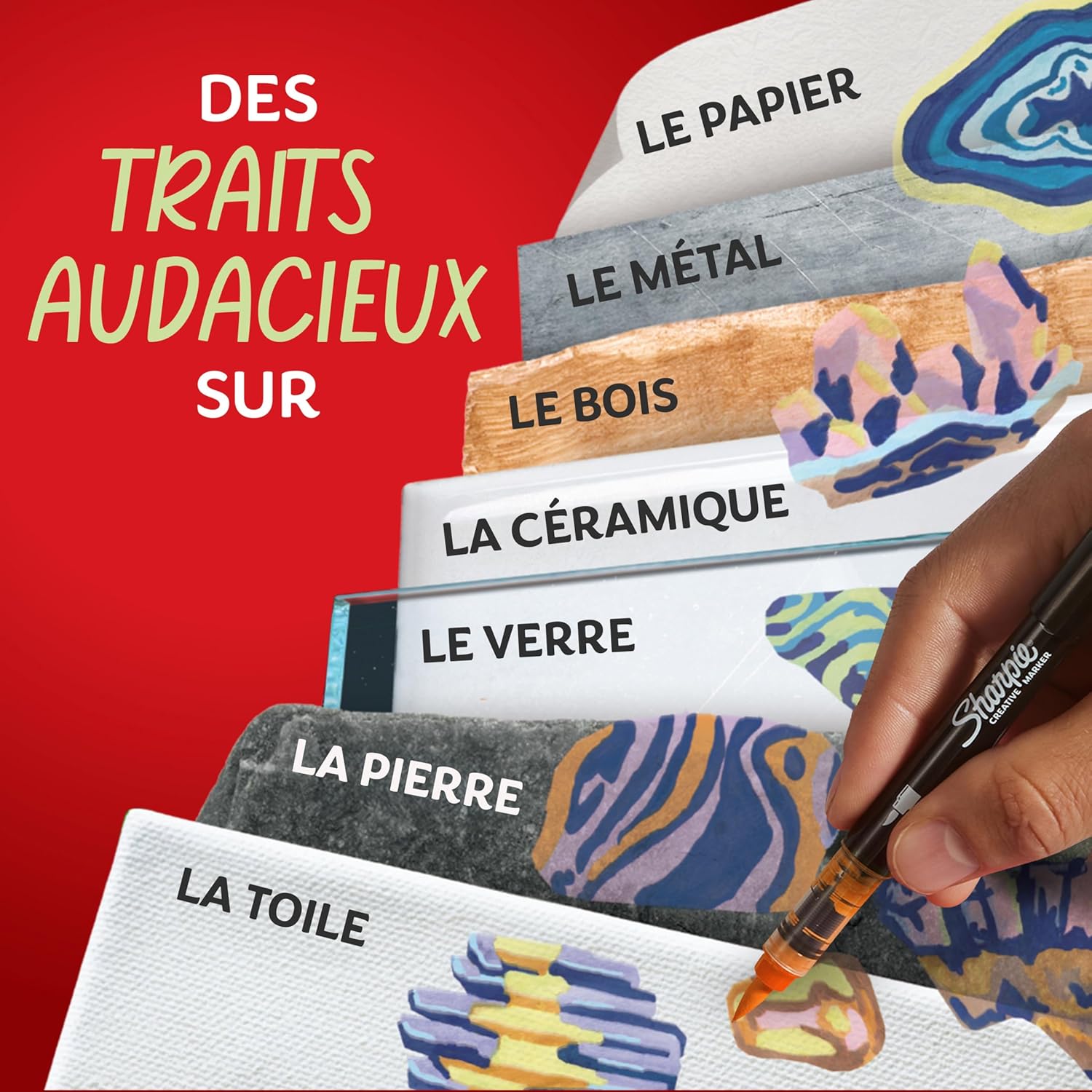 Detalle 2 de Sharpie Brush Earth Tones, 12 marqueurs