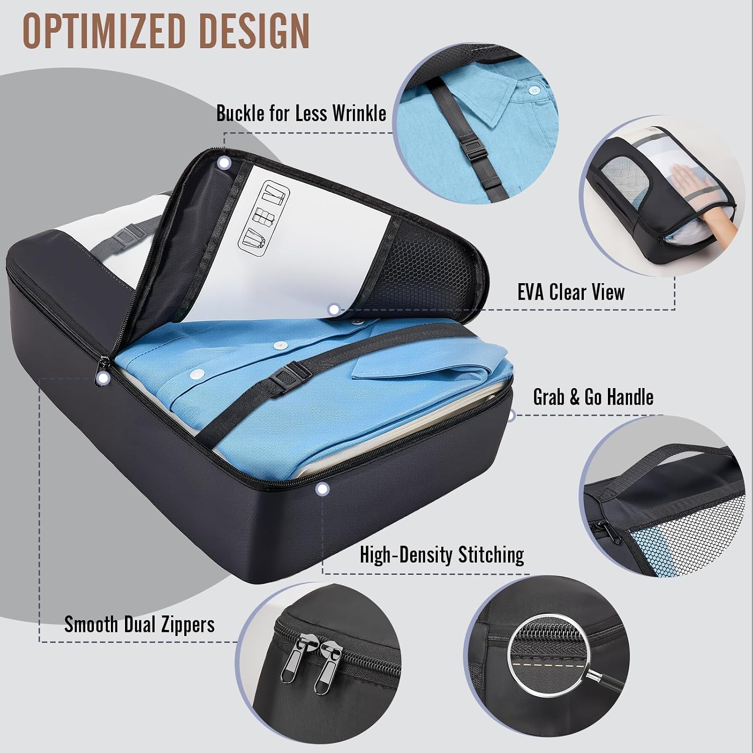Thumbnail 3 de Veken 10 Set Packing Cubes for Travel Essential