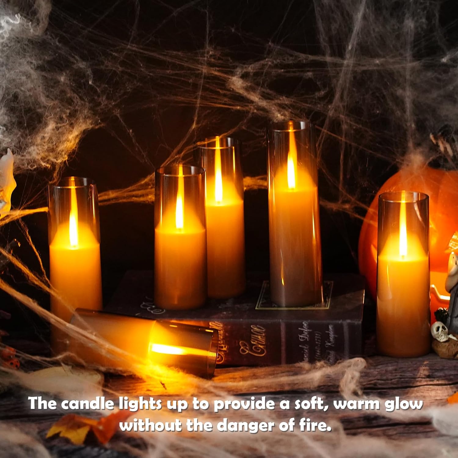 Detalle 2 de Kakoya Flameless LED Candles, 7-Piece Set
