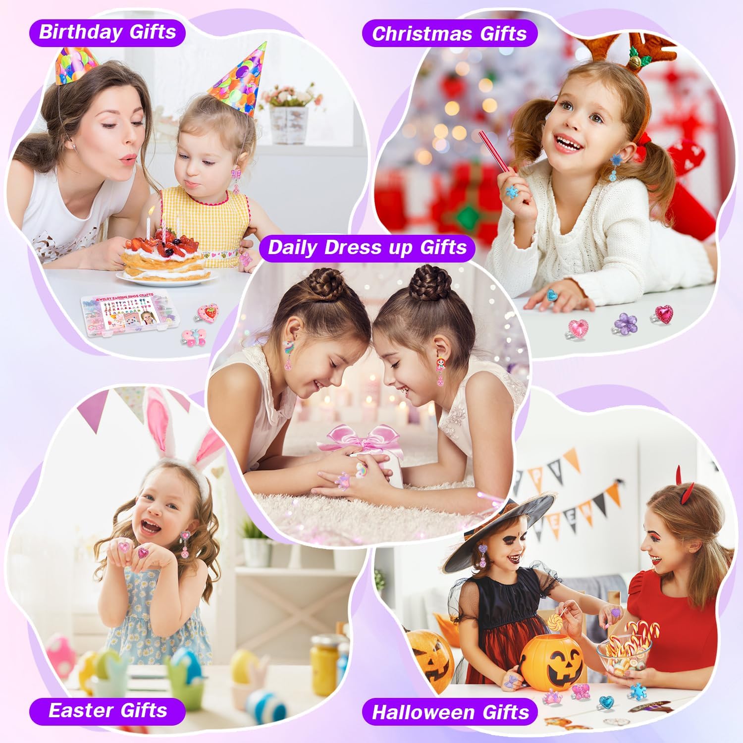 Thumbnail 5 de 34-Piece Kids Jewelry Set for Ages 3–8