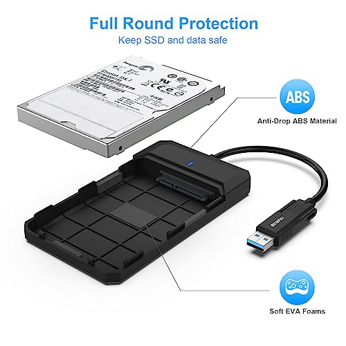 Detalle 2 de BENFEI Carcasa SSD 2,5" USB-C 5 Gbps