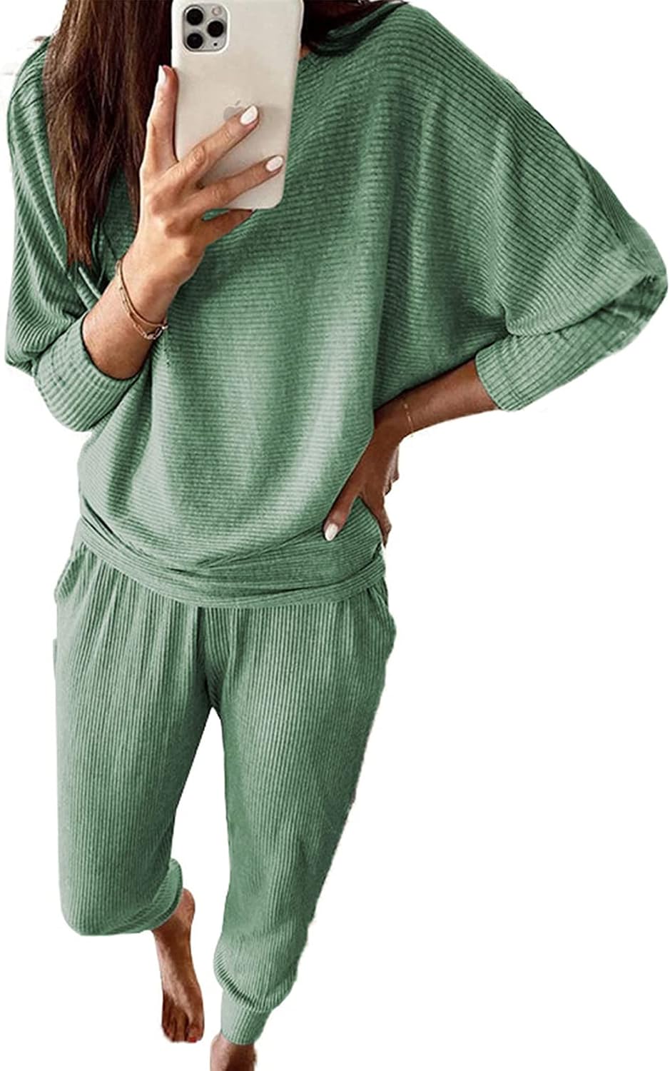 Thumbnail 5 de PRETTYGARDEN Women's 2-Piece Lounge Set