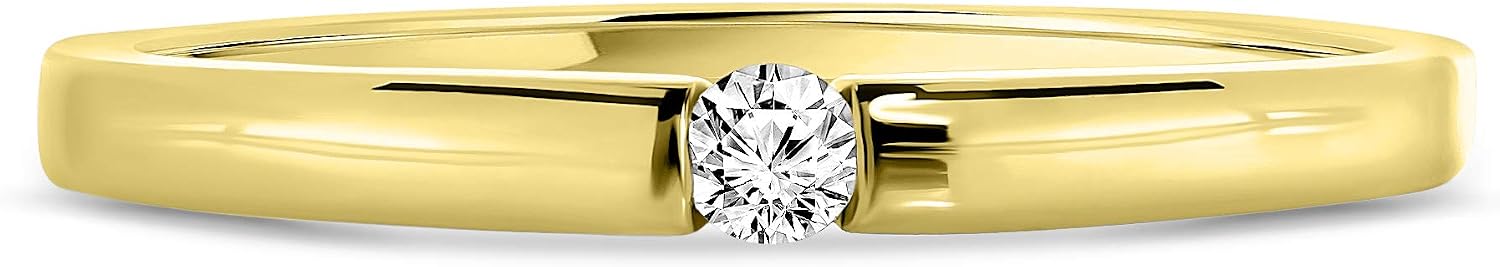 Detalle de MIORE anello solitario diamante 0,05 ct 💍