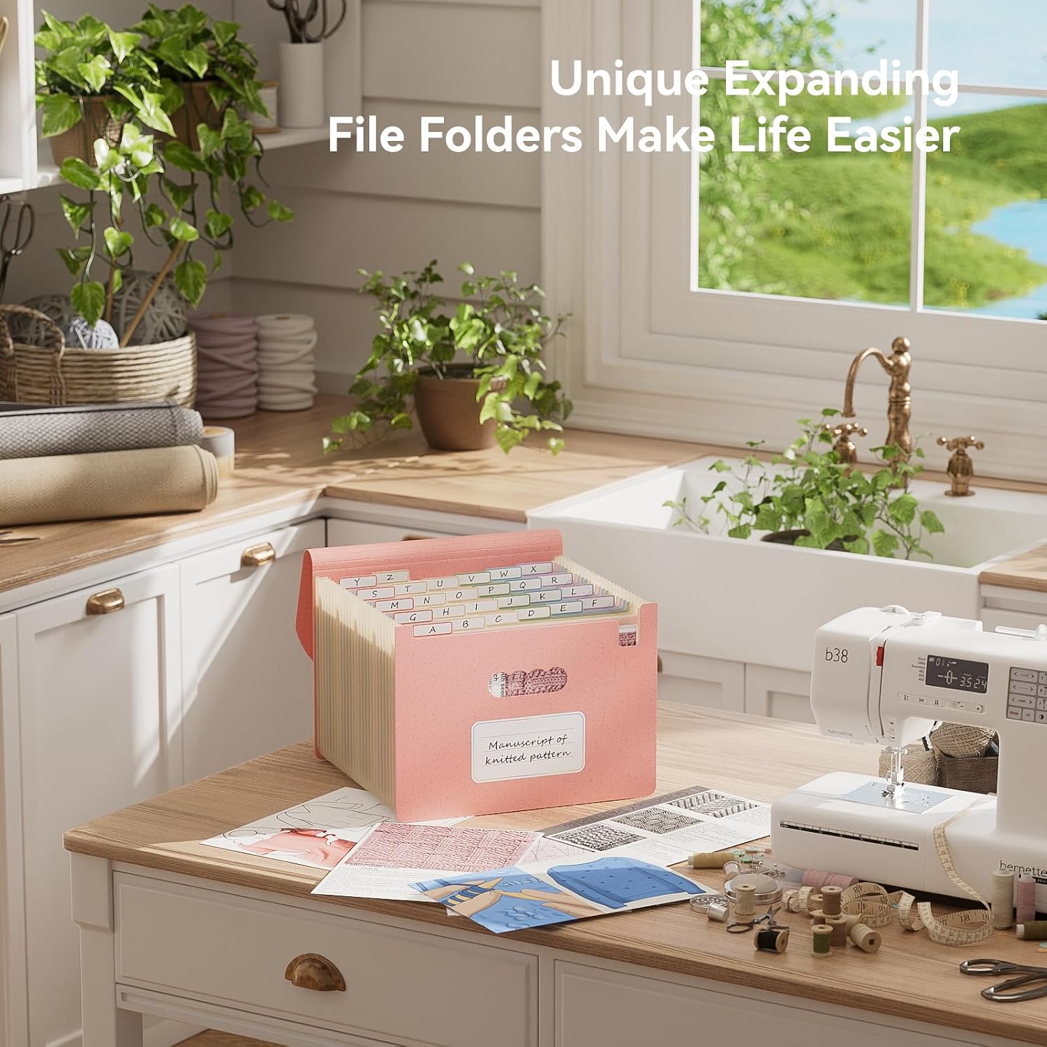 Detalle de EcoStash Accordion File Organiser A4 26 pockets