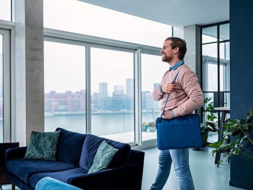 Thumbnail 7 de Trust Bologna Slim: Borsa per Laptop 16" in Blu, sostenibile e versatile