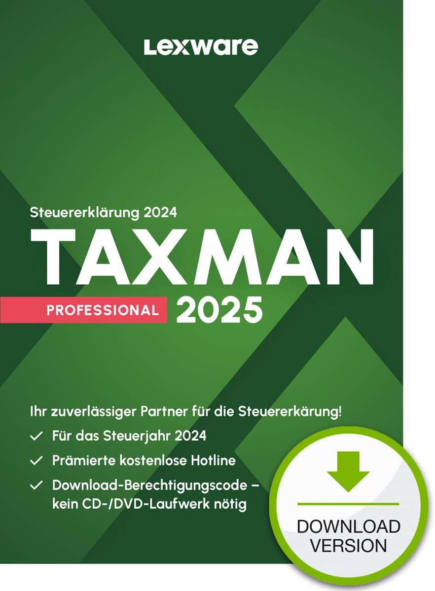 Thumbnail 6 de TaxMAN 2025: Steuererklärung 2024 – Einzelplatzversion für Windows