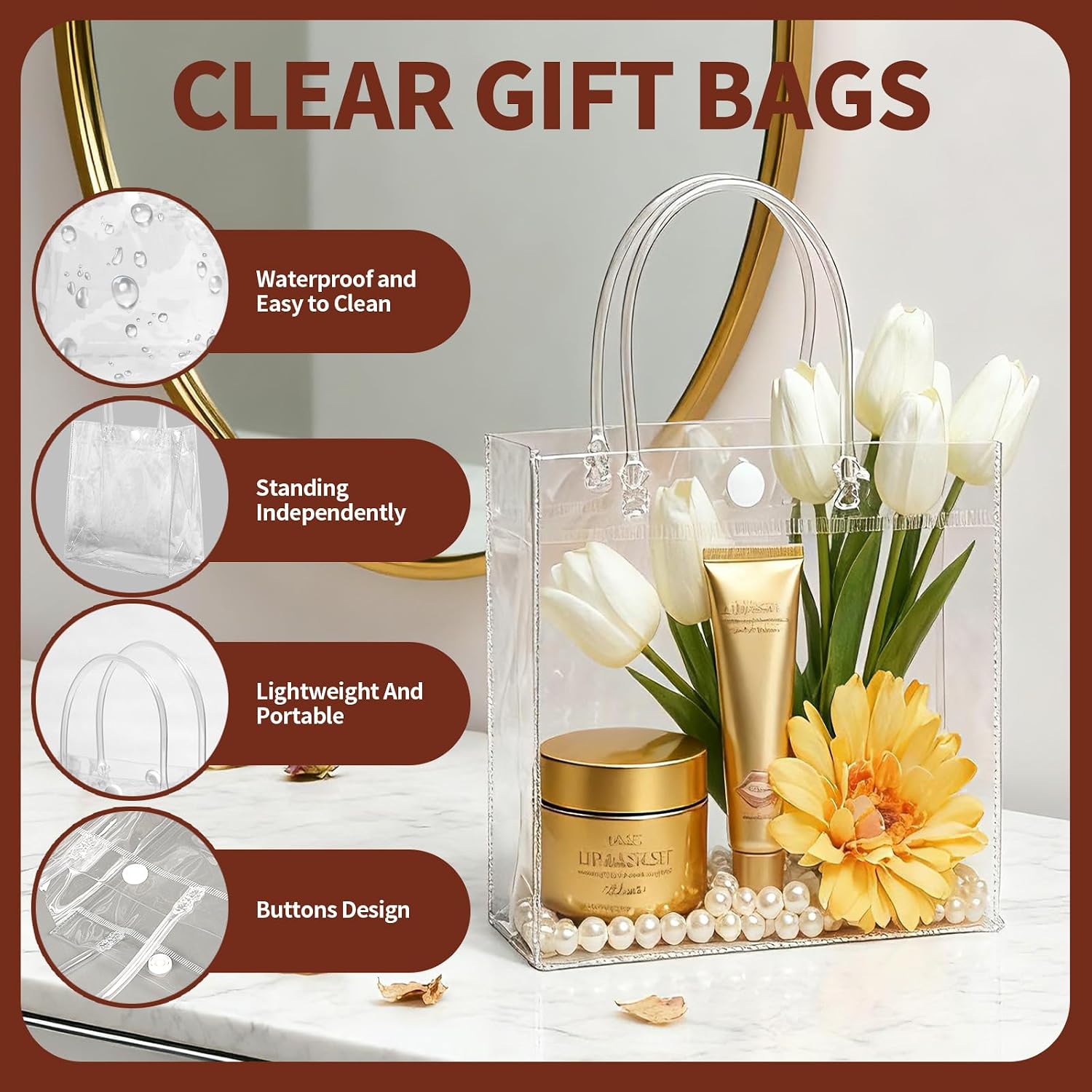 Detalle de Ehpiern 32 Paper Gift Bags