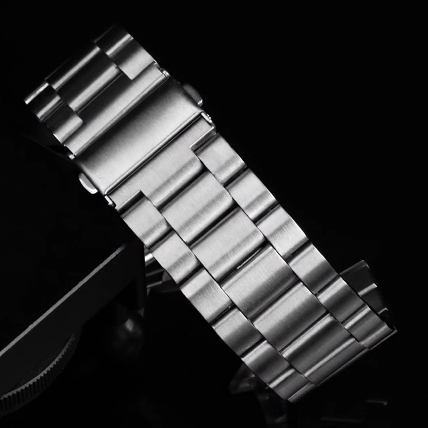 Thumbnail 2 de Stainless Steel Metal Watch Strap Replacement by Triblanc (18mm, 20mm, 22mm) with Spring Bar Tool