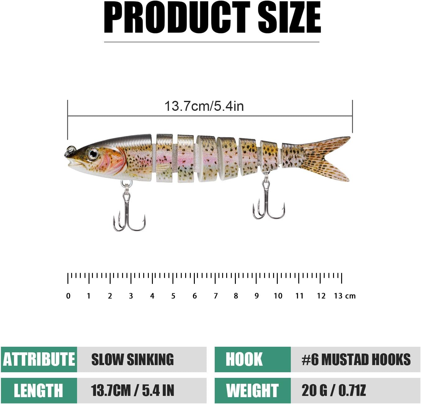 Thumbnail 1 de TRUSCEND Swimmax Lure with BKK Hook – Easy Catch for Family Fishing