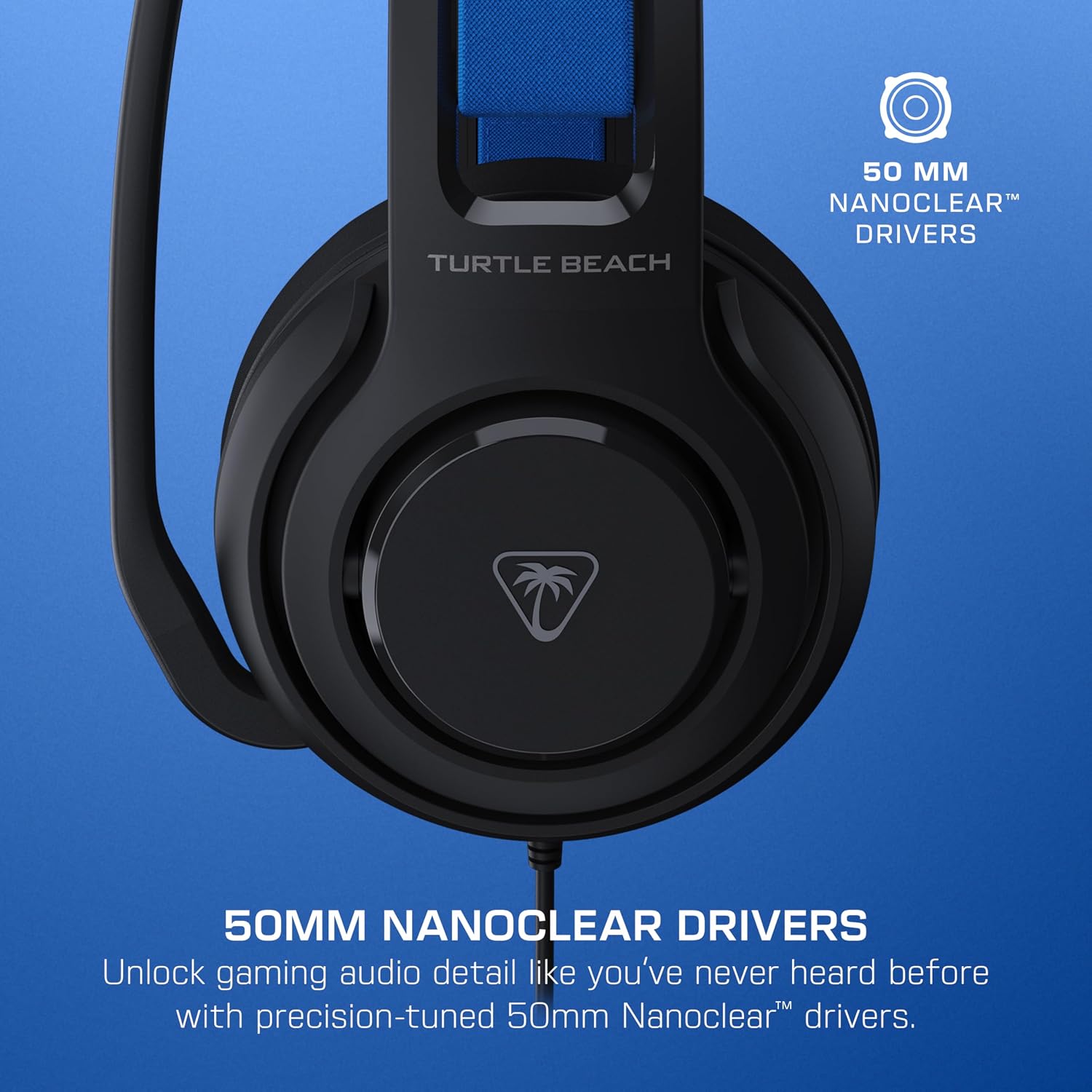 Thumbnail 4 de Turtle Beach Atlas 200 Wired Gaming Headset für PS5 und PS4 (offiziell lizenziert) – Schwarz