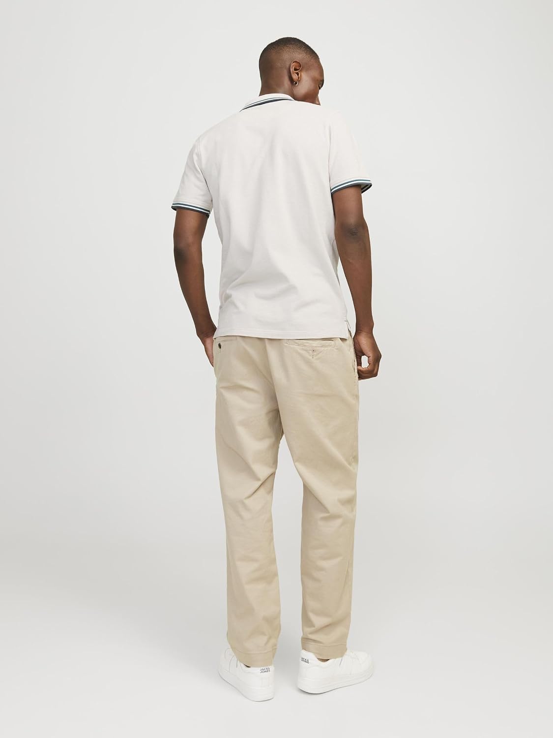Detalle de Jack & Jones Herren Polo JJepaulos Ss Noos – Polohemd im 1er Pack