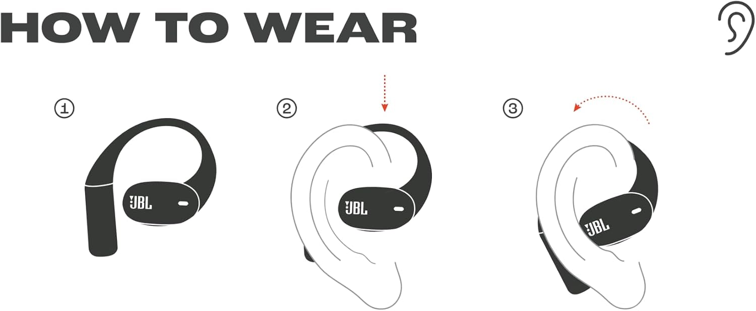 Detalle de JBL Open-Ear Headphones, Purple