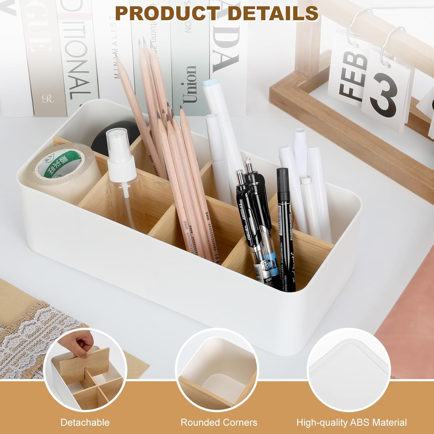 Thumbnail 2 de AiQInu Organisateur de Bureau 26,6 cm 🧰