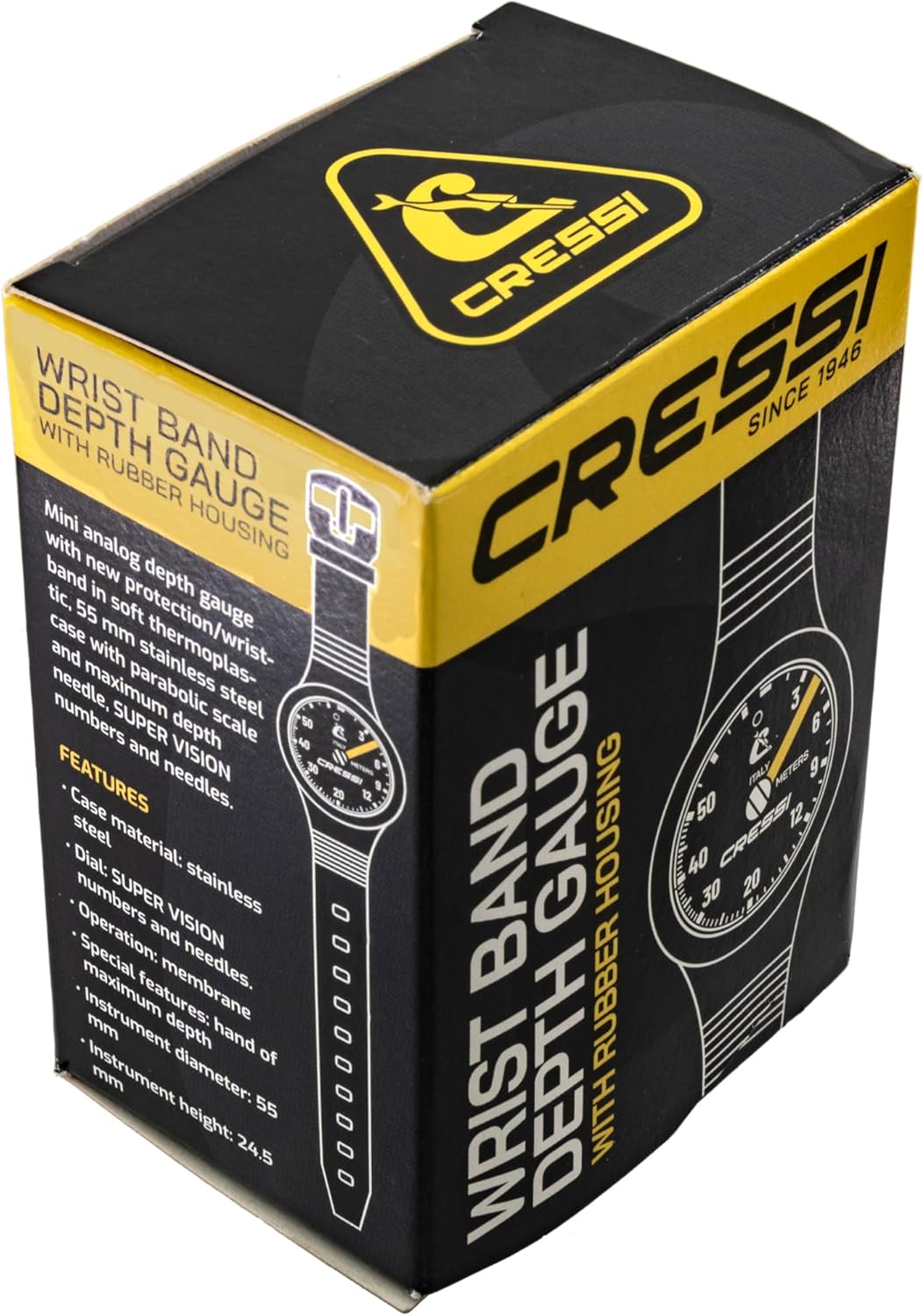 Thumbnail 5 de CRESSI Wristband Depth Gauge Bar – Profondimètre analogique au poignet, taille unique