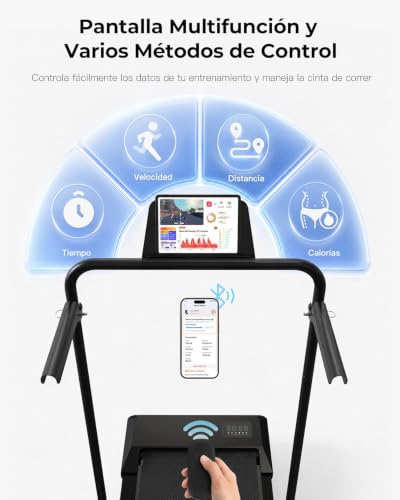 Thumbnail 9 de Superun Raceable Walking Pad, 10% Incline, Foldable, 6 km/h