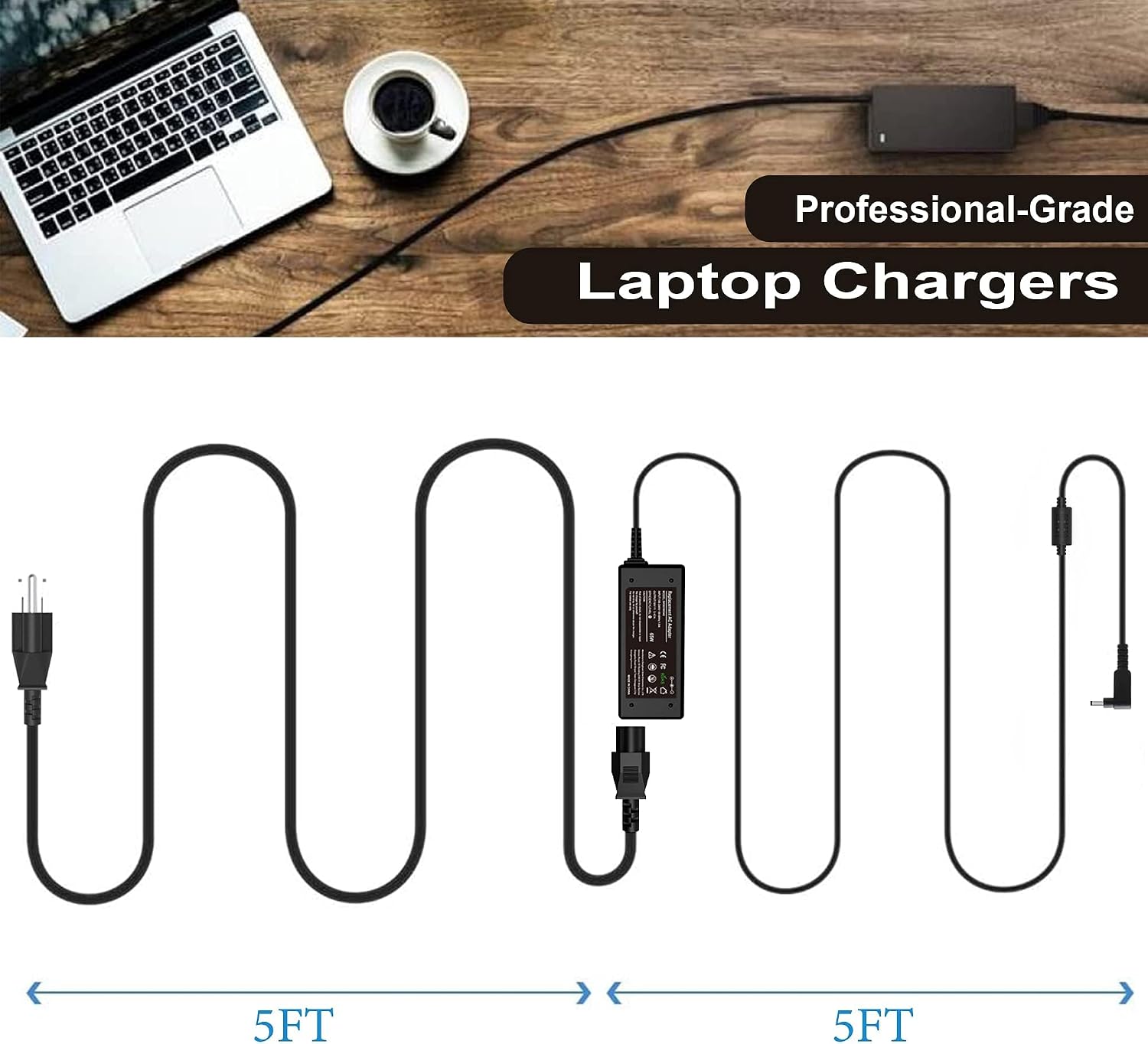 Detalle de Acer-Compatible Laptop Charger 65W