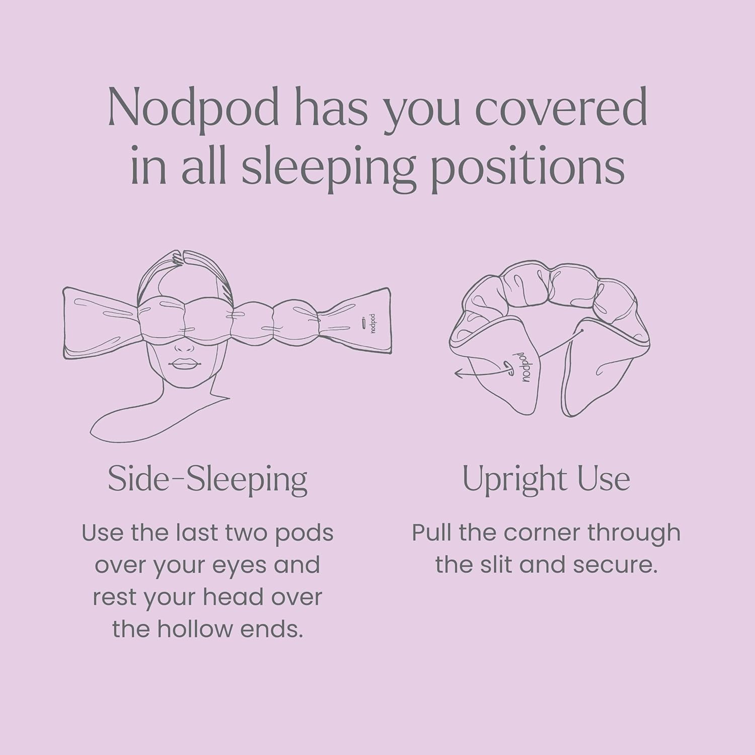Thumbnail 4 de Nodpod Gentle Pressure Sleep Mask for sleep