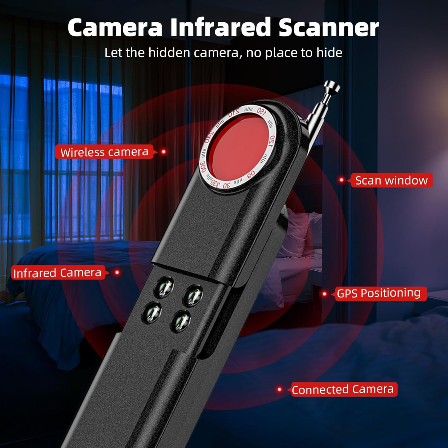 Thumbnail 3 de Aroeally Hidden Camera Detector for Travel 🕵️♀