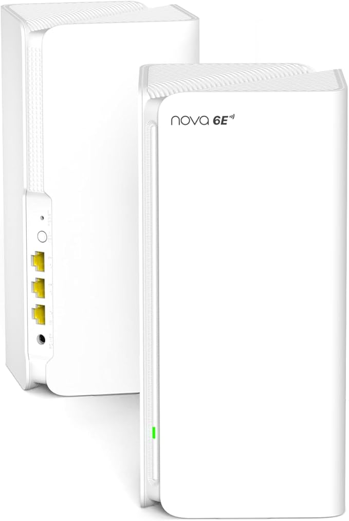 Detalle de Tenda Nova MX21 Pro Mesh Wi-Fi 6E 🏠 Cobertura 240㎡