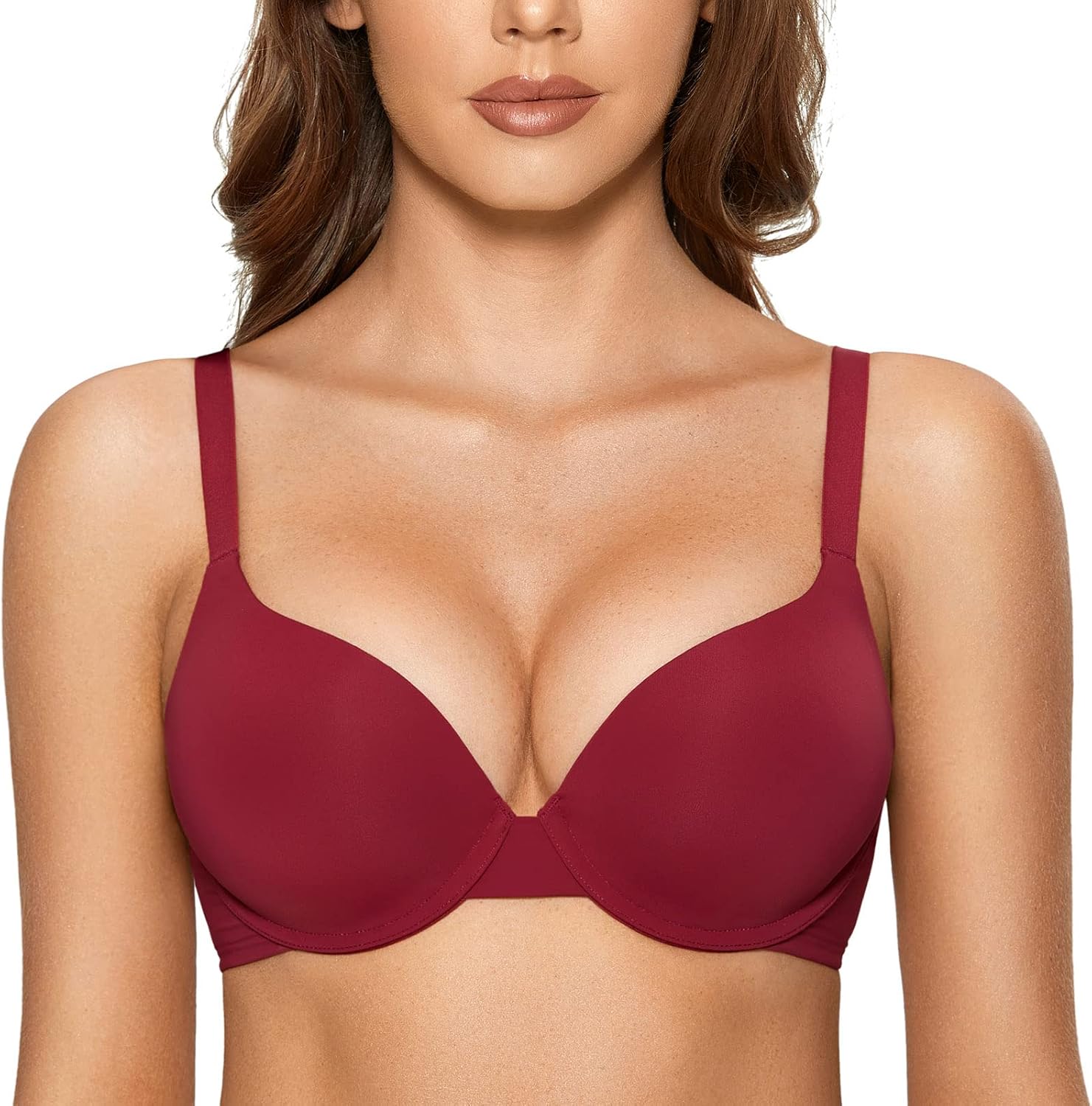 Thumbnail 6 de DOBREVA Damen Push-up Bügel-BH Soft T-Shirt mit Licht Gepolstertem Komfort