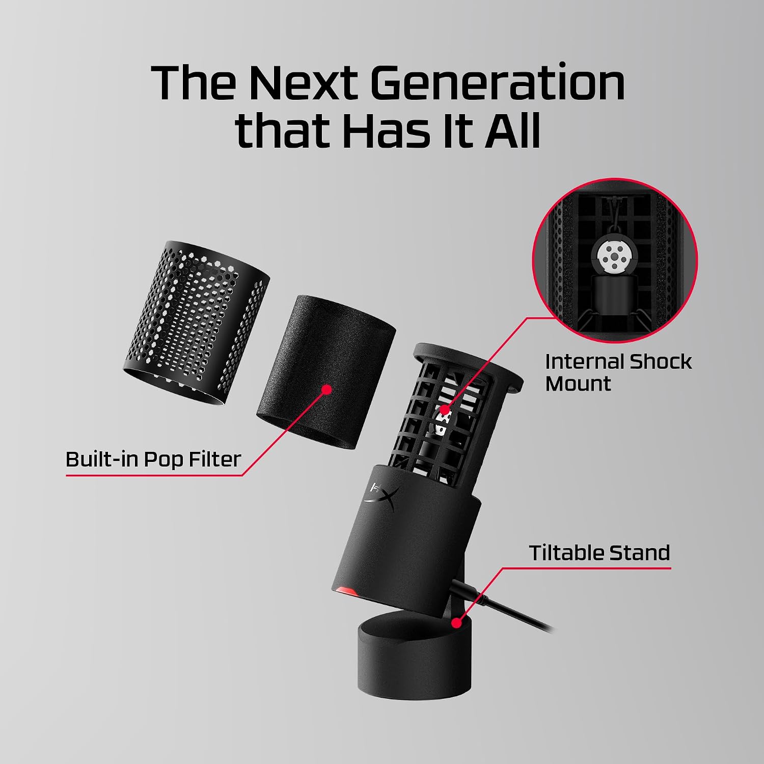 Thumbnail 3 de HyperX SoloCast 2: Compact USB Condenser Microphone for PC
