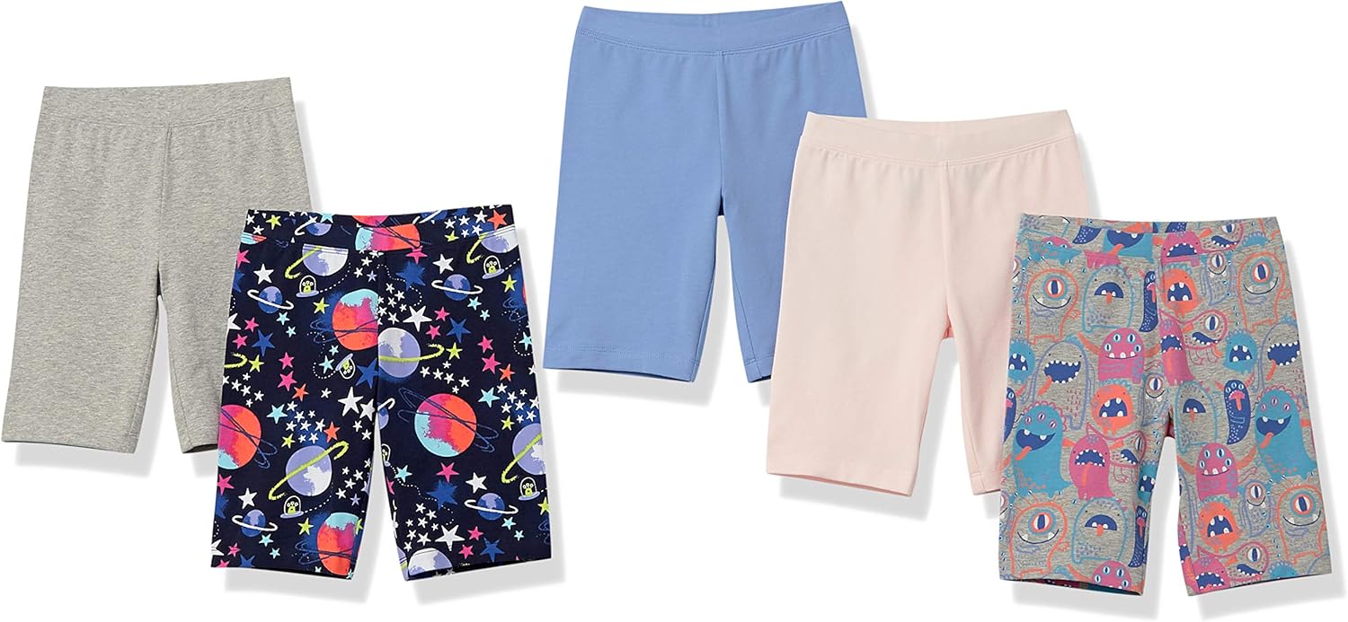 Thumbnail 5 de Amazon Essentials Mädchen Midi-Radshorts im 5er-Pack