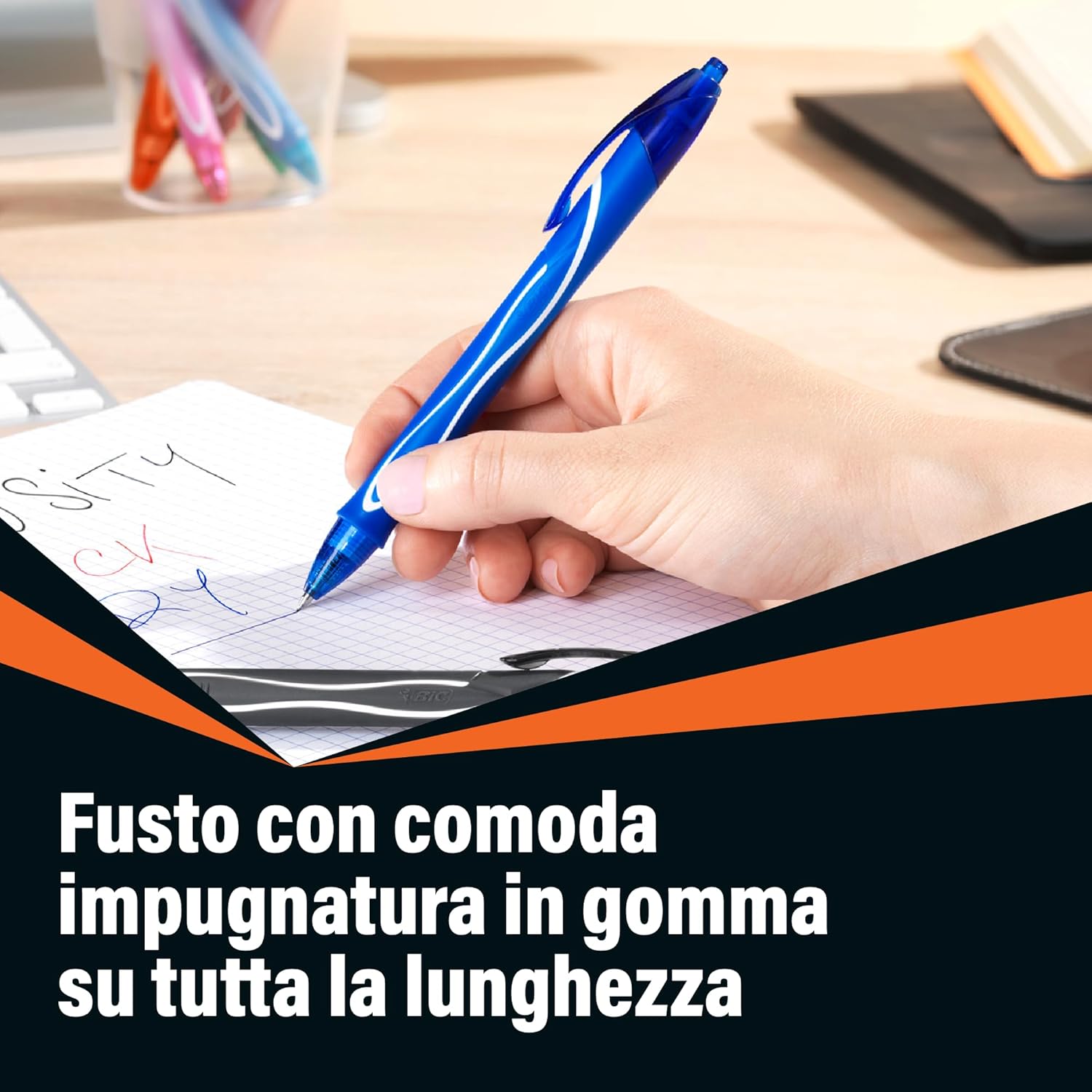 Detalle 2 de BIC Intensity Quick Dry Penne Gel Blu 0,7mm