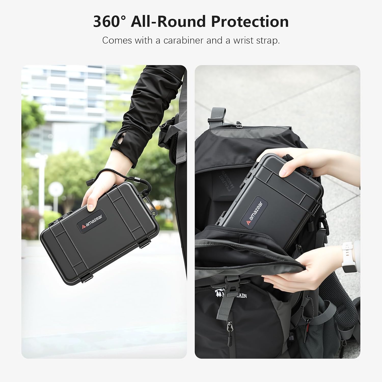 Thumbnail 5 de AMAZEAR Waterproof Hard Case for DJI Osmo Pocket 4 and Creator Combo