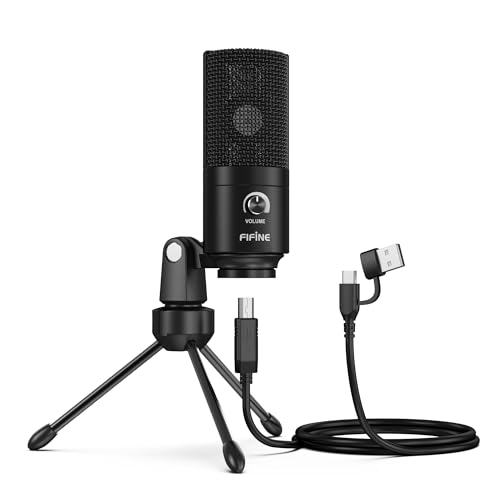 Thumbnail 8 de FIFINE K669B USB Condenser Microphone for PC – Straightforward USB Mic with Volume Knob