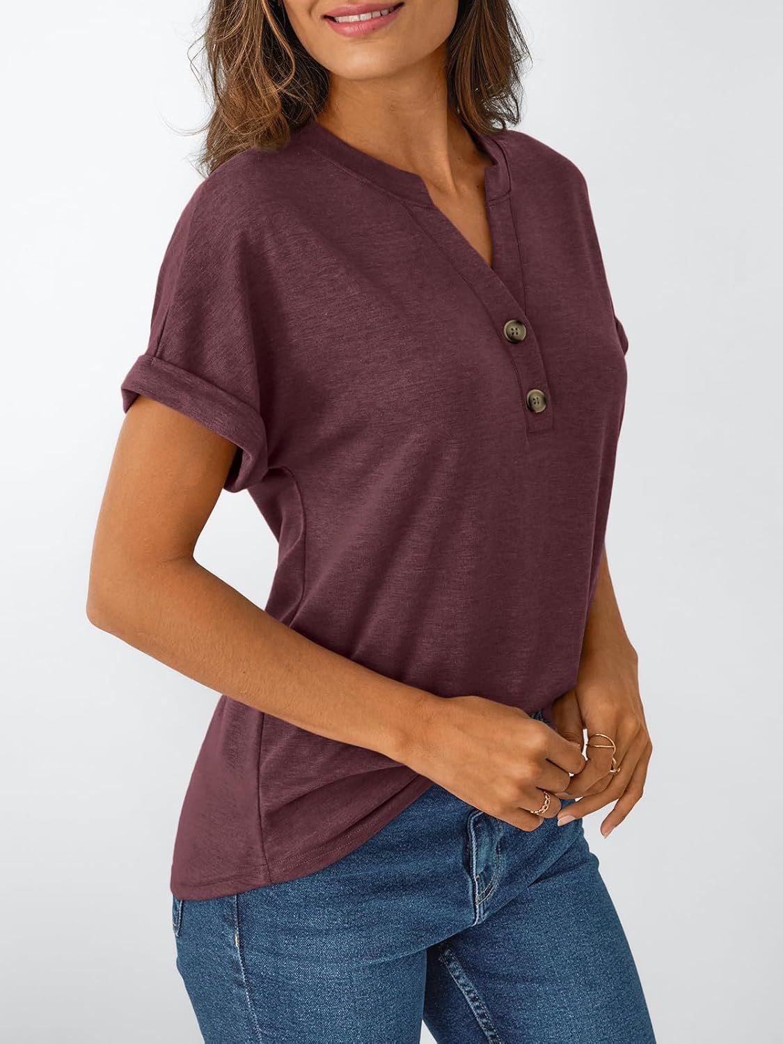Thumbnail 2 de AUTOMET Henley Short Sleeve Top 2026