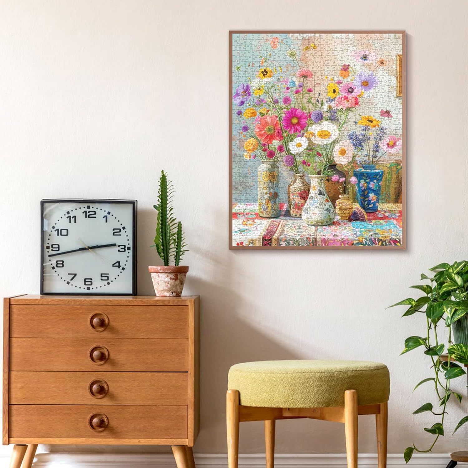 Detalle 2 de 1000 Piece Jigsaw Puzzle Vase 27.56×19.69in