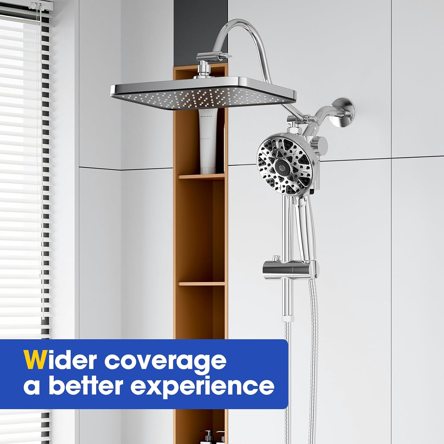 Thumbnail 6 de PLVREO JY-2004-C Filtered Shower Head with 12-Inch Rainfall and Handheld Spray