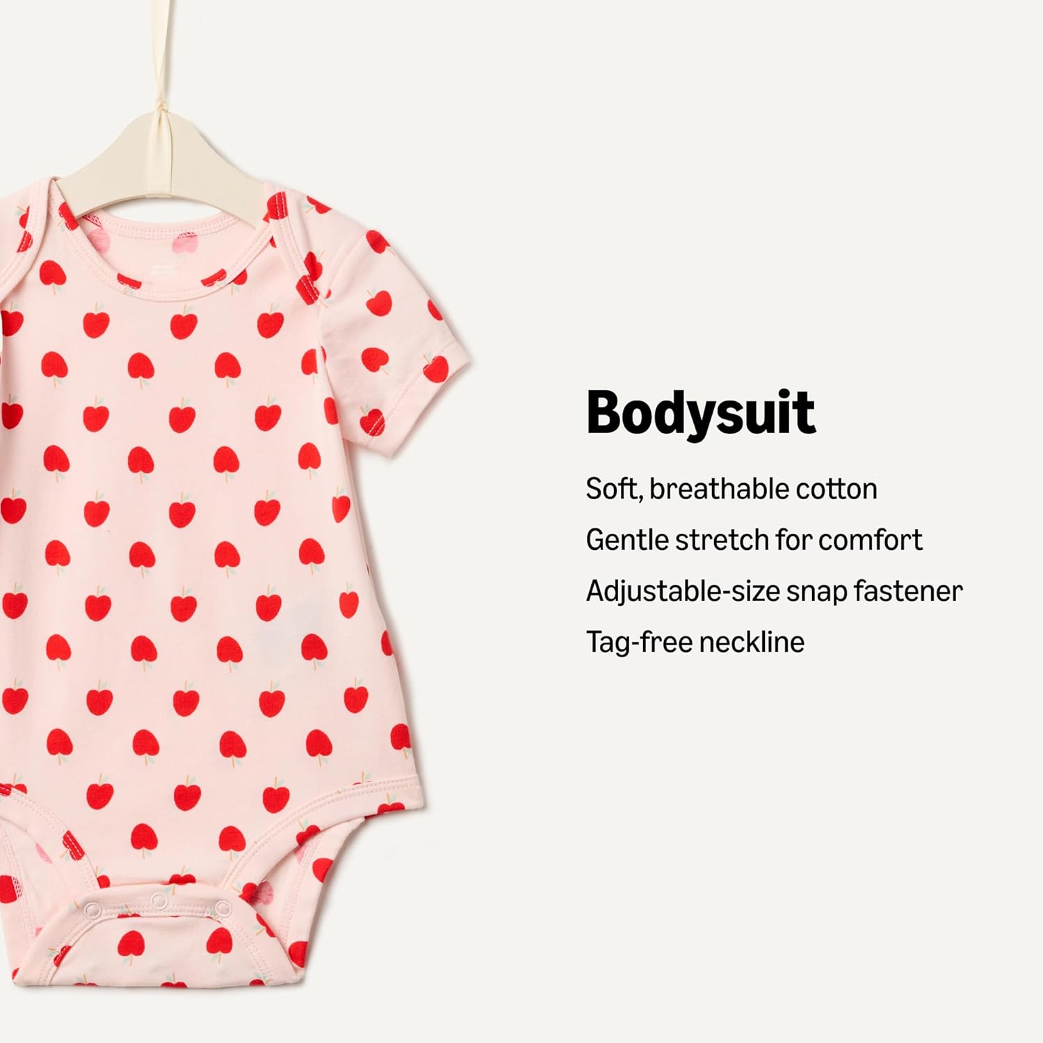 Thumbnail 1 de Amazon Essentials x Sofia Grainge Unisex Babies' Short-sleeved Crewneck Bodysuit, Pack of 3