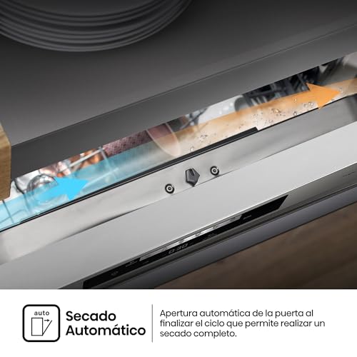 Thumbnail 3 de Hisense HS643C90X lavavajillas de libre instalación con secado automático y capacidad para 16 servicios