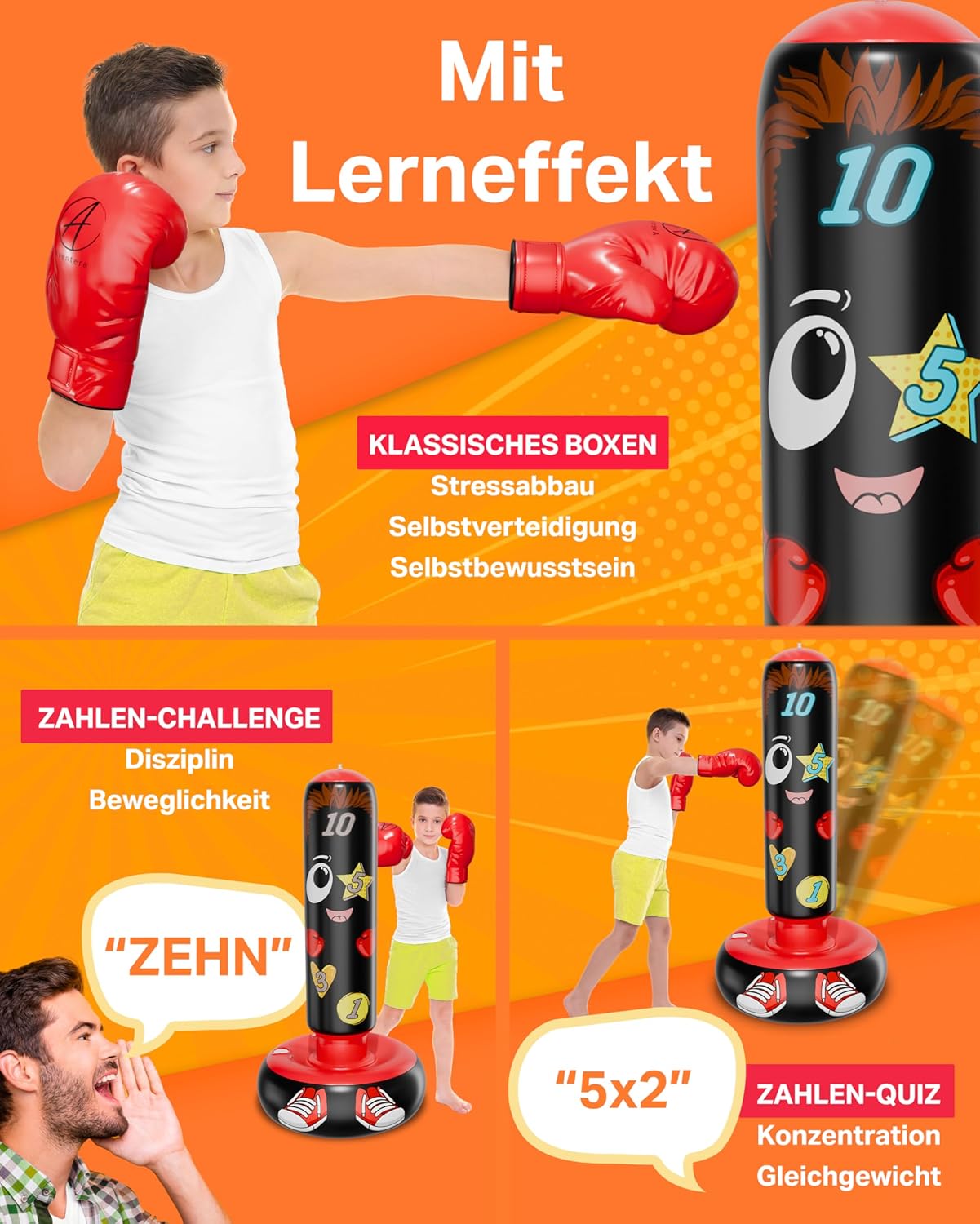 Thumbnail 4 de Aventera Boxsack Kinder stehend 160 cm