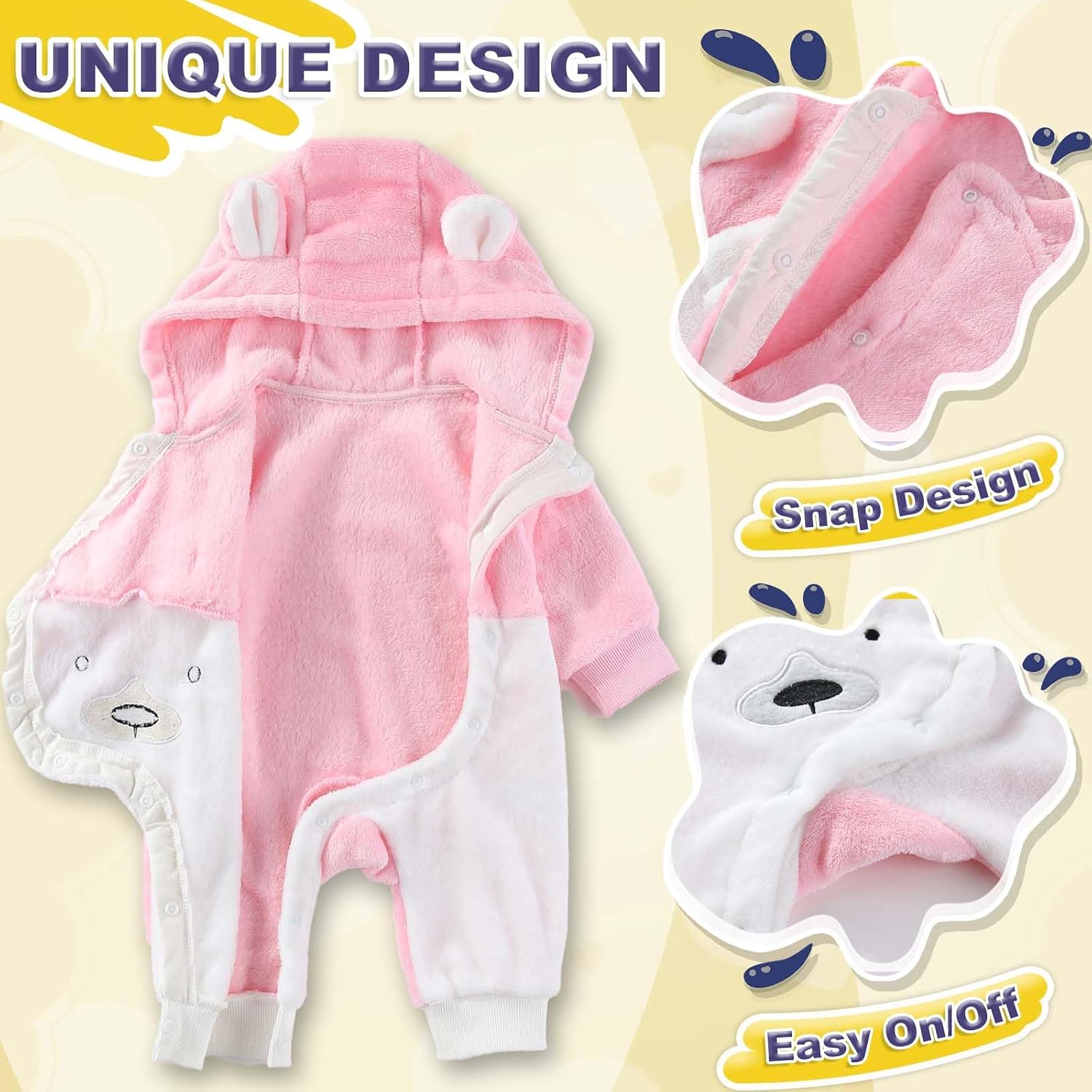 Detalle 2 de Baby Bear Fleece Romper