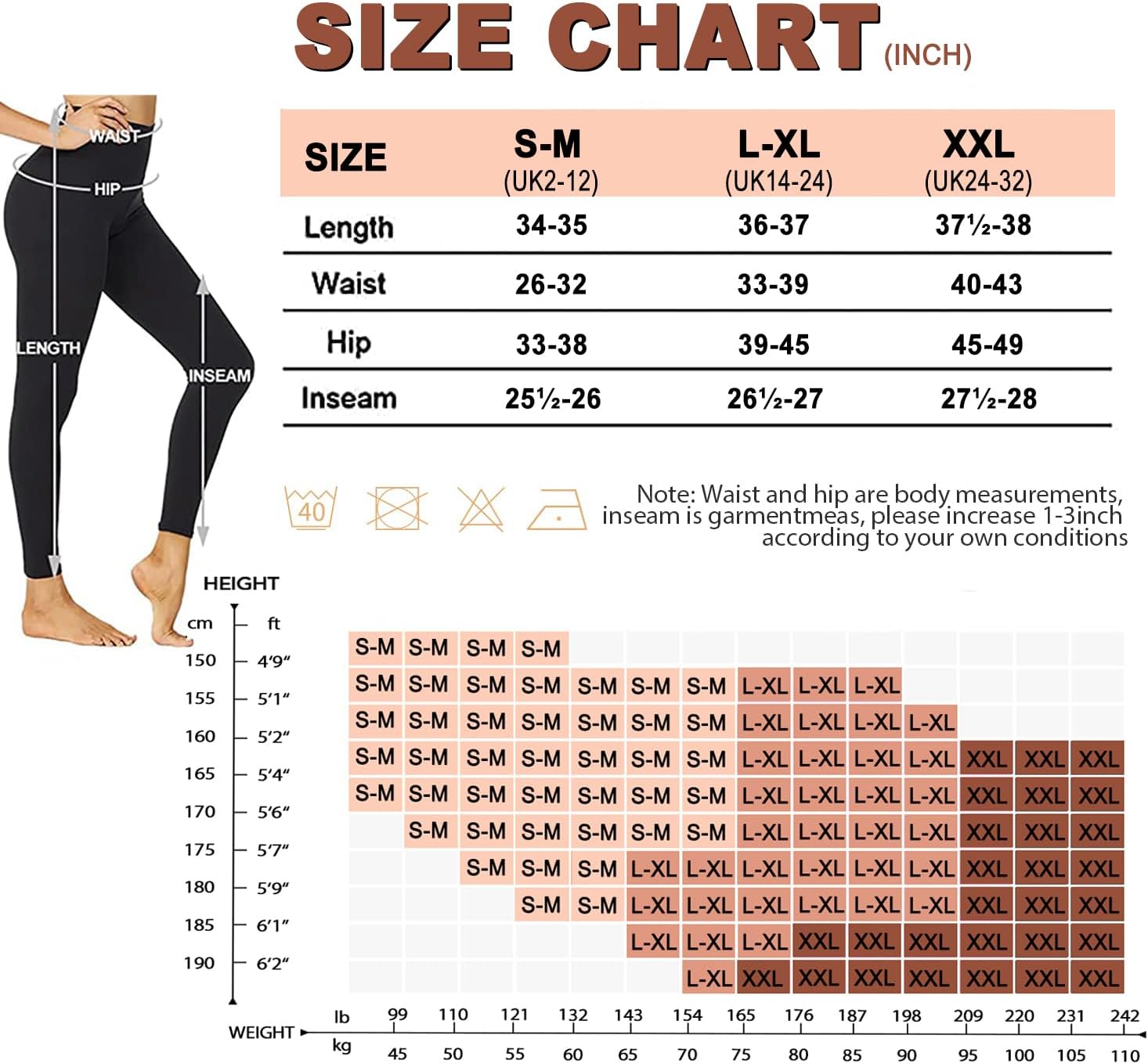 Thumbnail 5 de ACTINPUT Leggings High Waisted Tummy Control